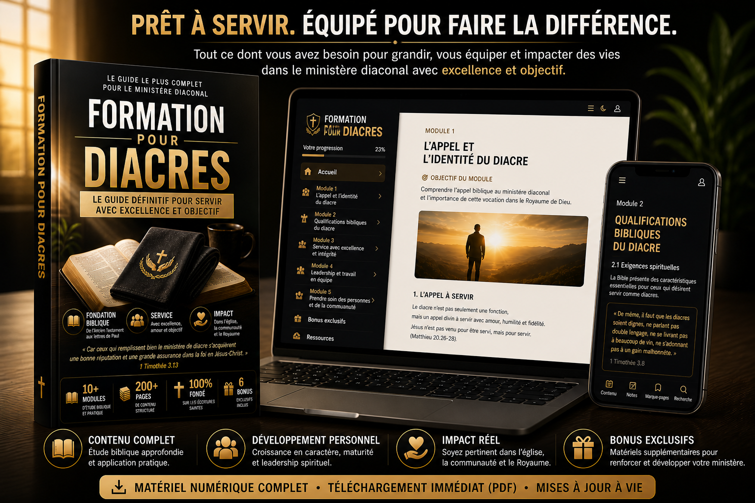 Couverture du Guide de Formation pour Diacres